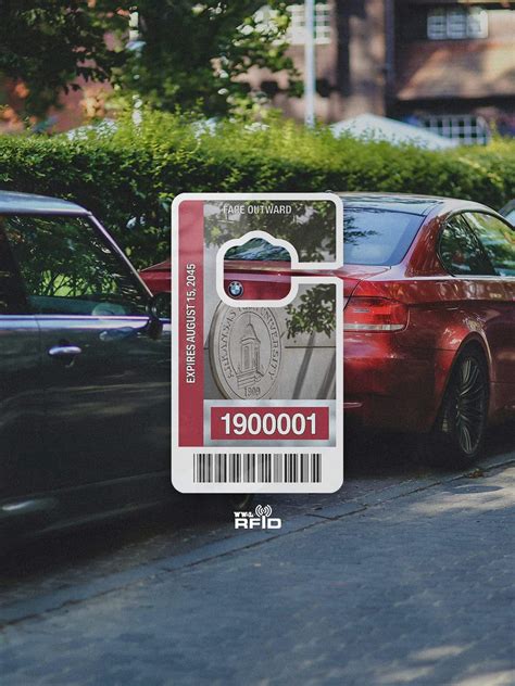 rfid parking hang tags|what is rfid sticker.